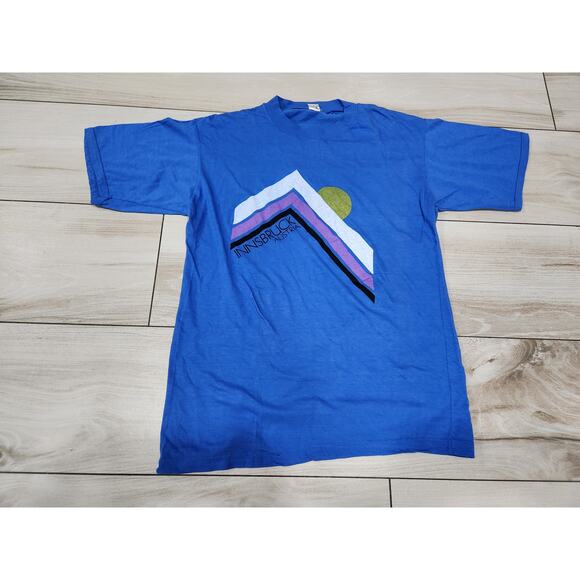 Vintage Classic Line Innsbruck Austria Graphic T-Shirt Size XL - Picture 1 of 4